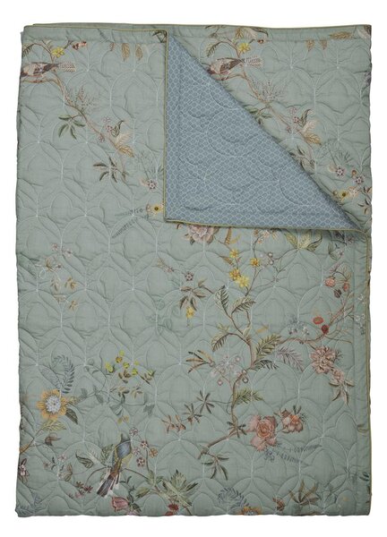 Pip Studio luxusní přehoz přes postel Autunno Light Blue 220x260