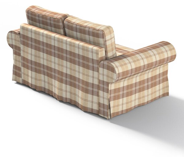 Potah na pohovku IKEA Backabro 2-místná, rozkládací barva béžová látka pletený vzor, vzorované