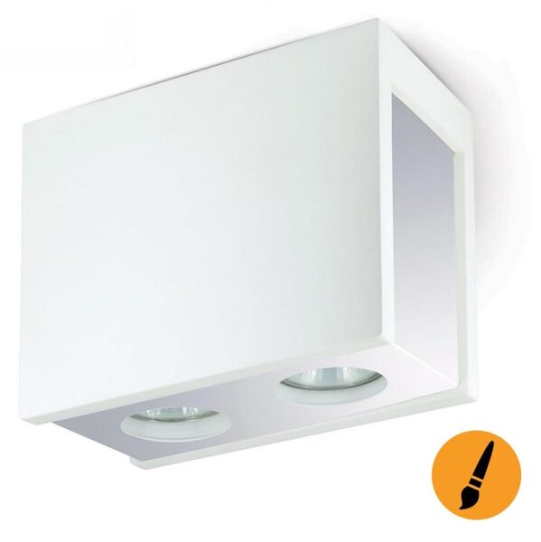Stropní bodové svítidlo PURO CHROME 2xGU10/25W/230V