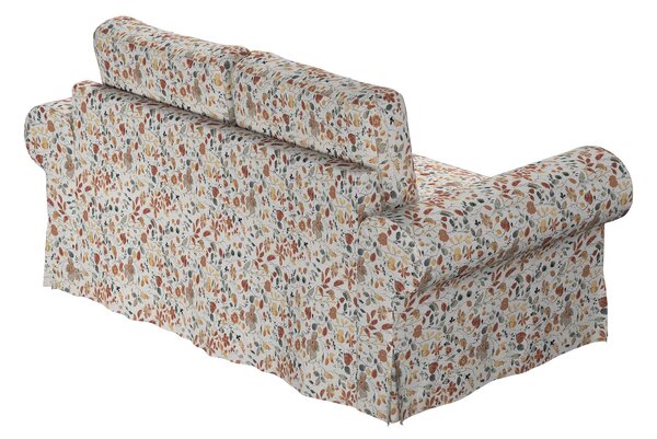 Potah na pohovku IKEA Backabro 2-místná, rozkládací barva oranžová látka pletený vzor, vzorované