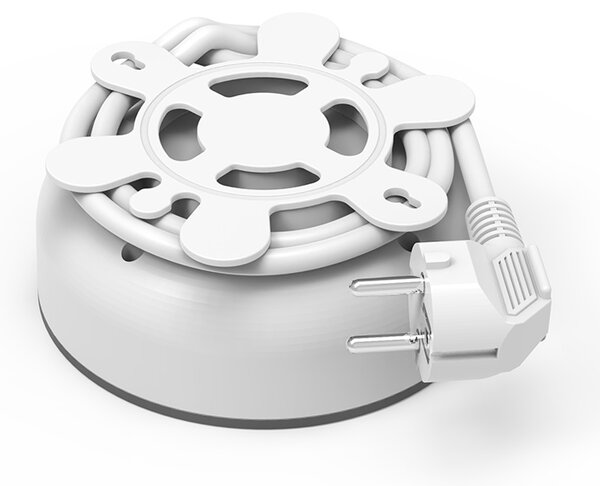 SOLIGHT 4z prodlužovací přívod, 2m, 3 x 1mm2, bílý, vypínač