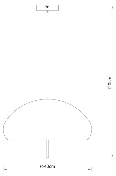 ZÁVĚSNÉ SVÍTIDLO, 40/120 cm Collett's Monde - Online Only svítidla, Online Only