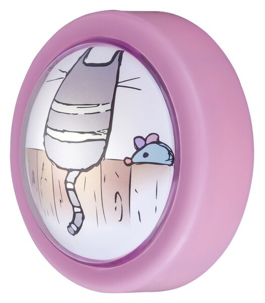Dětské LED svítidlo PUSH růžová
