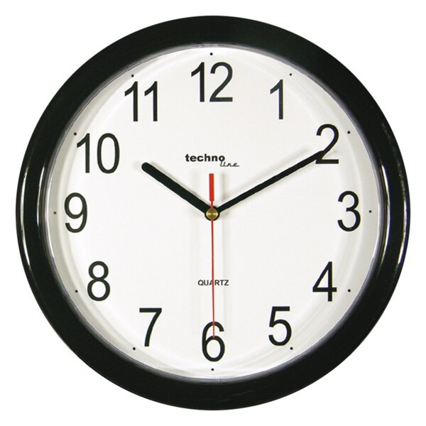 TechnoLine Nástěnné hodiny WT 600 black