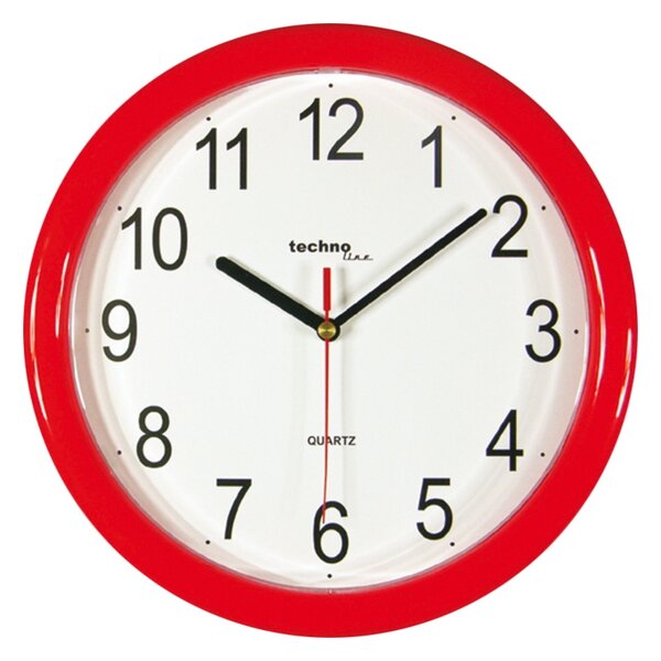 TechnoLine Nástěnné hodiny WT 600 red