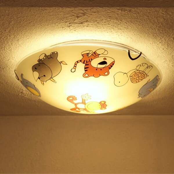 Globo 40607 - Dětské stropní svítidlo KIDDY 2xE27ILLU/60W/230V