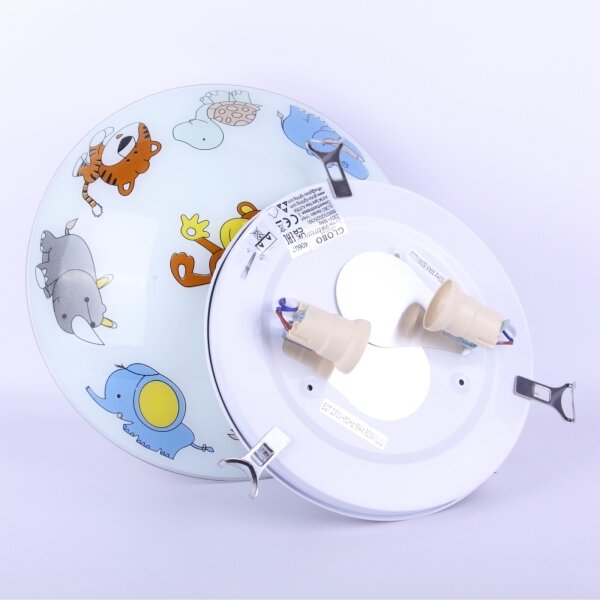 Globo 40607 - Dětské stropní svítidlo KIDDY 2xE27ILLU/60W/230V