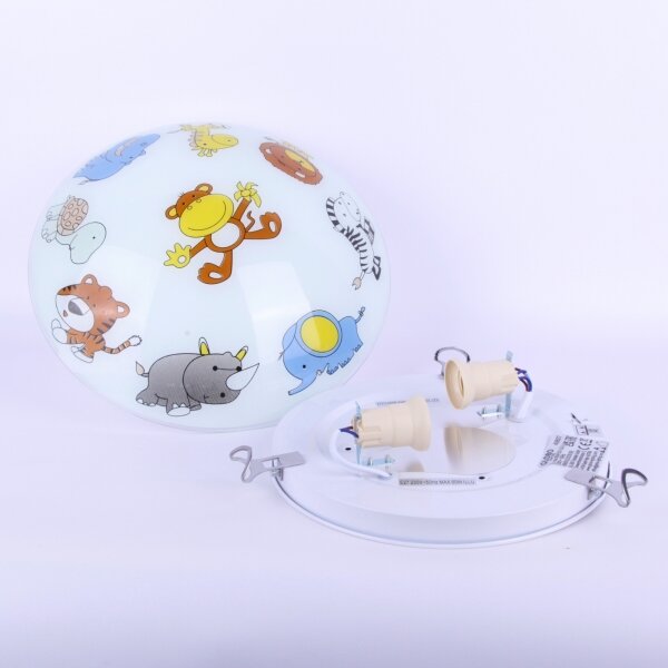 Globo 40607 - Dětské stropní svítidlo KIDDY 2xE27ILLU/60W/230V