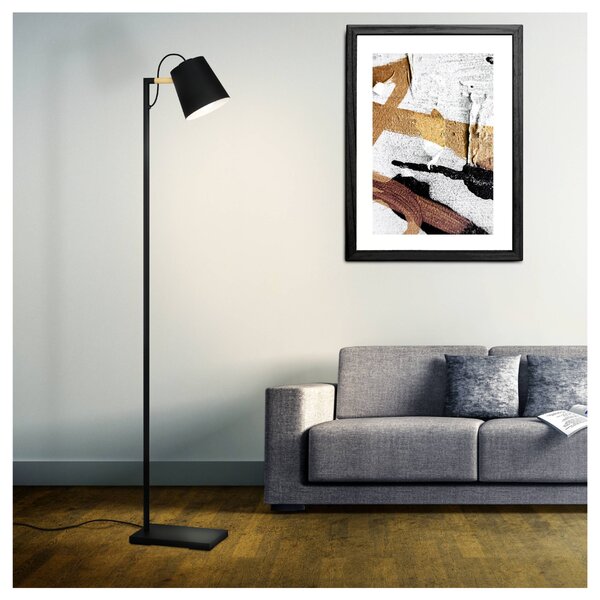 Stojací lampa LACEY černá