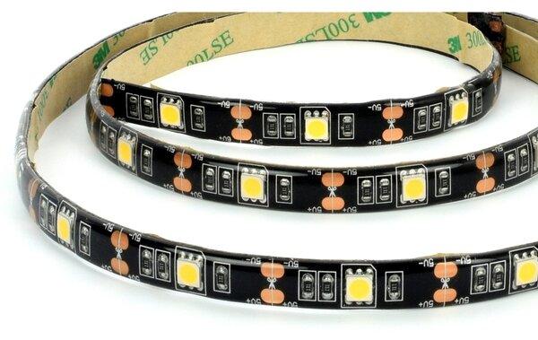 LED pásek RETLUX RLS 101 černá, 2x 50 cm