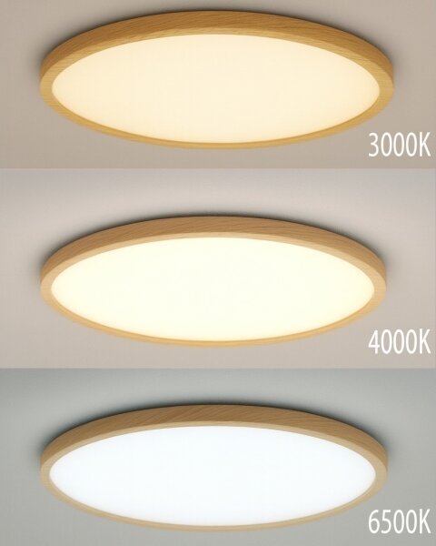 LED Stropní svítidlo LED/18W/230V 3000/4000/6500K pr. 23 cm béžová
