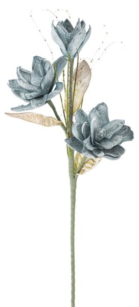Umělá květina MAGNOLIE V3 90 CM modrá Doplňky | Umělé květiny