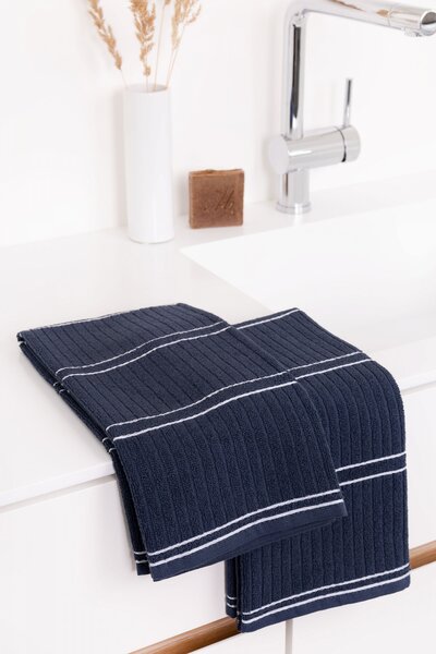Kuchyňské utěrky Arona navy