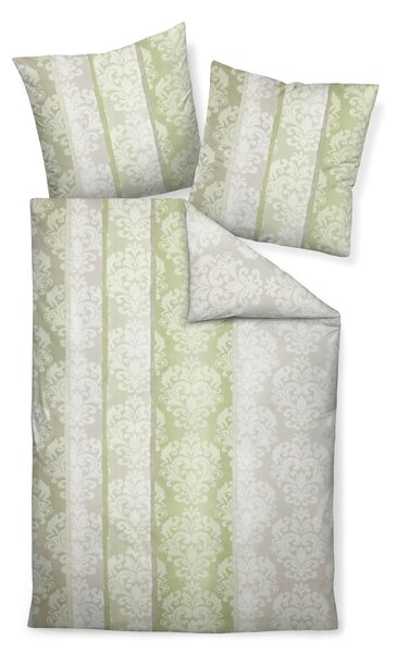 POVLEČENÍ, biber, zelená, bílá, 135/200 cm Janine - Online Only povlečení, Online Only