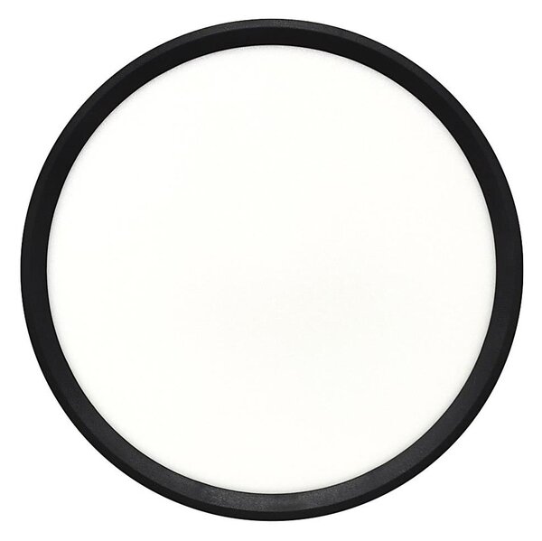 LED Stropní svítidlo LED/24W/230V 3000/4000/6500K pr. 30 cm černá