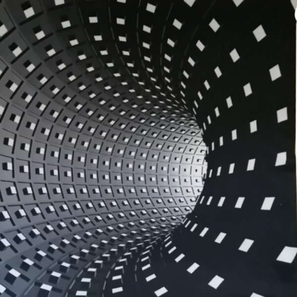 Povlečení 3D TUNEL černá, 70x90 a 140x200 cm