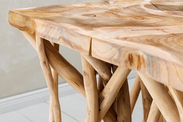 Odkládací stolek DRIFTWOOD 60 CM masiv teak Nábytek | Doplňkový nábytek | Odkládací stolky