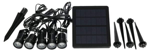 Venkovní solární LED svítidlo RETLUX RGL 119 černá