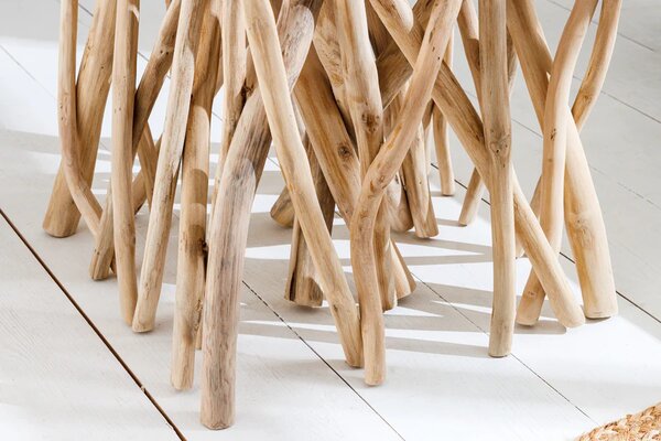Odkládací stolek DRIFTWOOD 60 CM masiv teak Nábytek | Doplňkový nábytek | Odkládací stolky