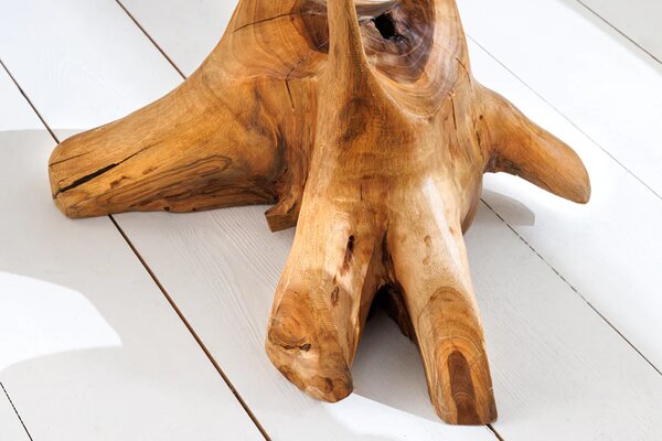 Odkládací stolek WILD ROOT 70 CM masiv teakové dřevo Nábytek | Doplňkový nábytek | Odkládací stolky