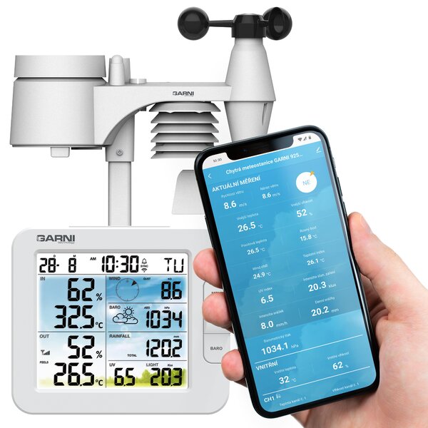 GARNI technology Wi-Fi meteorologická stanice GARNI 925T