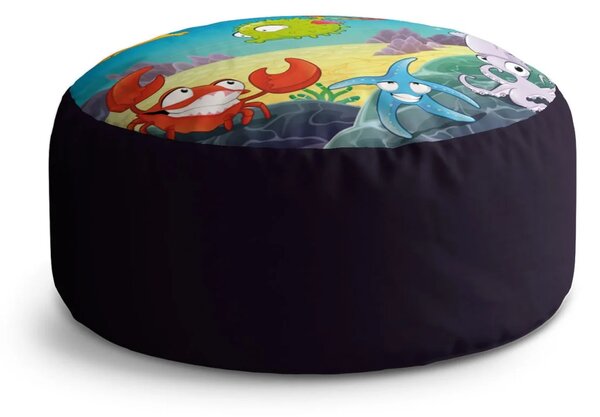 Sablio Taburet Circle Podmořský svět 2: 38x48 cm