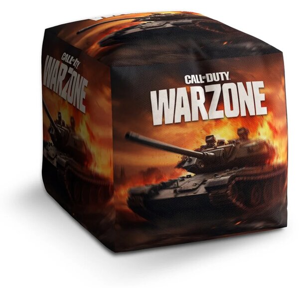 Sablio Taburet Cube Call of Duty Warzone - tank - 40x40x40 cm