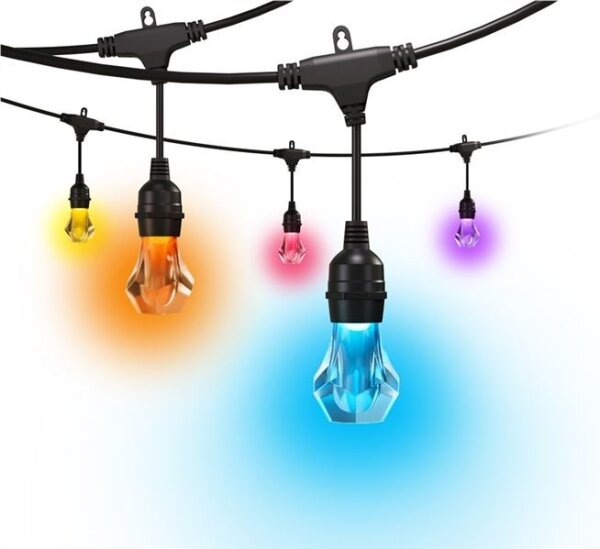 Nanoleaf NF084E00-20SLO- LED RGBWIC Rozšiř. řetěz GIRLANDA 20xLED 15m Wi-Fi IP65