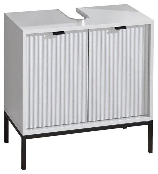 SKŘÍŇKA POD UMYVADLO, bílá, bílá, 60/60/32 cm MID.YOU - Koupelnové série, Online Only
