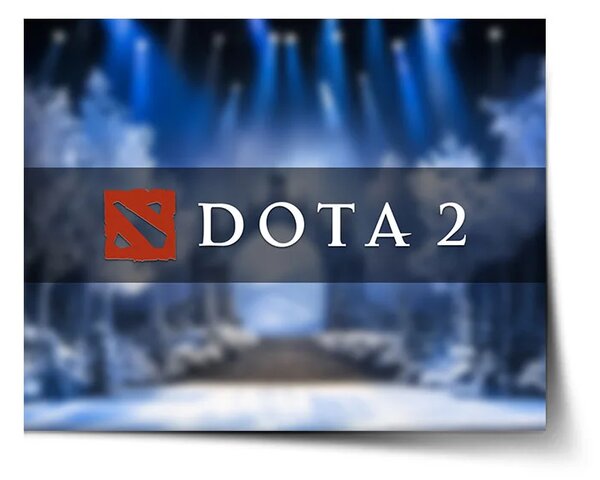 Sablio Plakát DOTA 2 Modrá - 60x40 cm