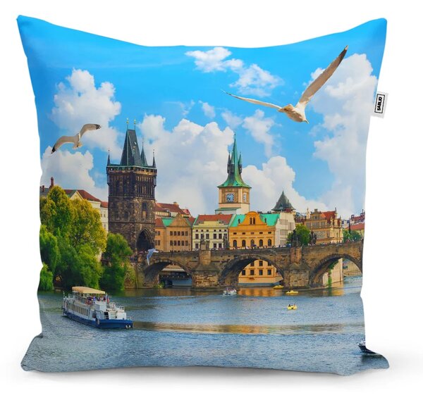 Sablio Polštář Praha Karlův most 2 - 40x40 cm
