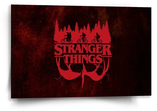 Sablio Obraz Stranger Things Red - 60x40 cm