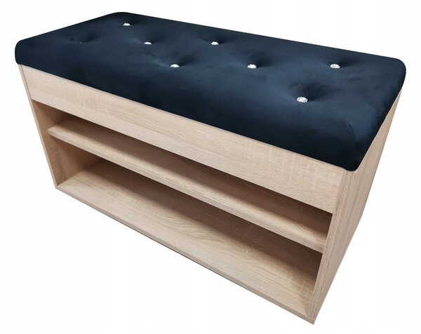Botník s sedátkem Green Meble 60 x 45 x 30 cm dub sonoma