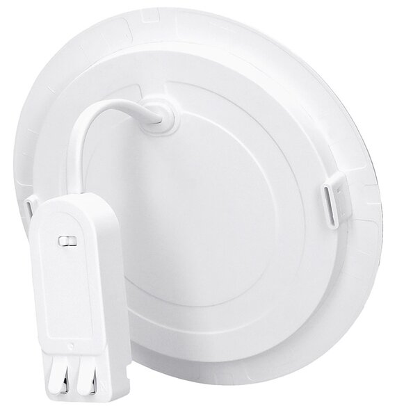 SOLIGHT LED mini panel koupelnový 2v1, 3CCT, 18W, 1530lm, IP54, bílý