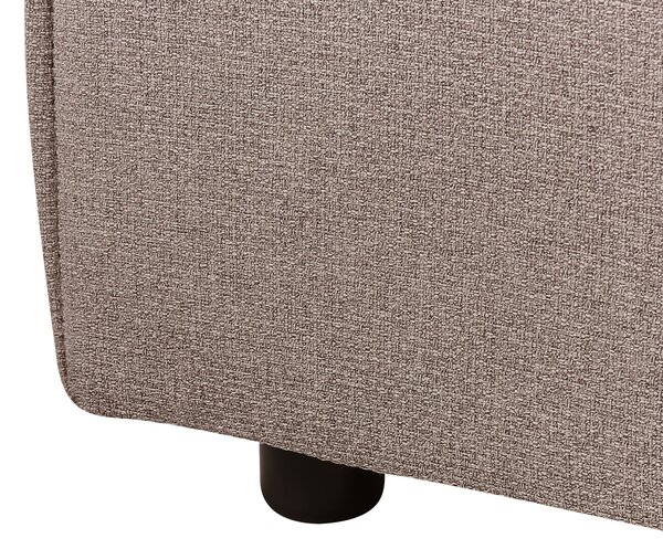 Postel Tkanina LINARDS 180 x 200 cm Taupe