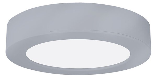 SOLIGHT LED mini panel koupelnový 2v1, 3CCT, 12W, 1020lm, IP54, stříbrný