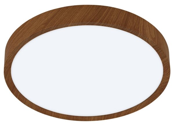 Stropní LED svítidlo MUSURITA bílá/tmavé dřevo