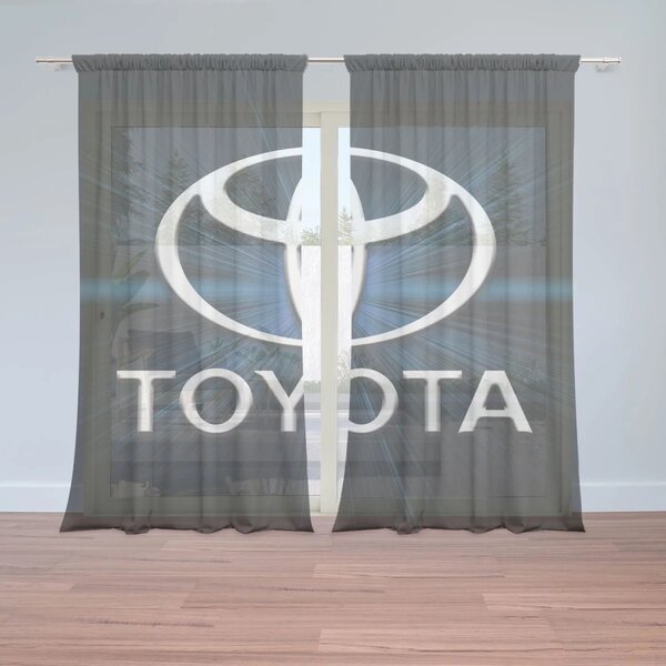 Sablio Záclony Toyota Blue Glow: 2ks 150x250cm