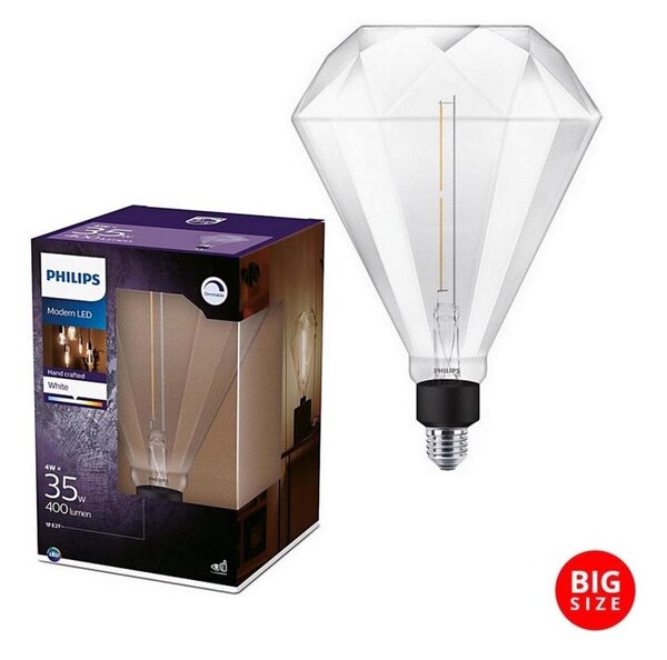 LED Stmívatelná žárovka Philips E27/4W/230V 3000K