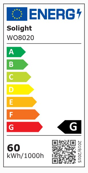 SOLIGHT LED osvětlení s dálkovým ovladačem Estela Black, 60W, 4500lm, 50cm, CCT