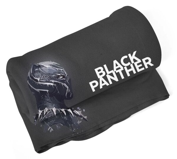 Sablio Deka BLACK PANTHER z profilu Černý - 150x120 cm
