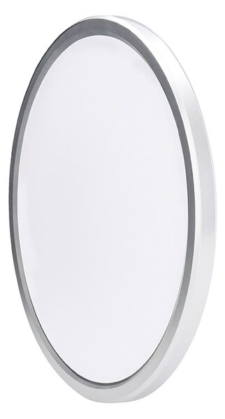 SOLIGHT LED osvětlení Acate IP54, 18W, 1620lm, 3CCT, 22cm, stříbrná