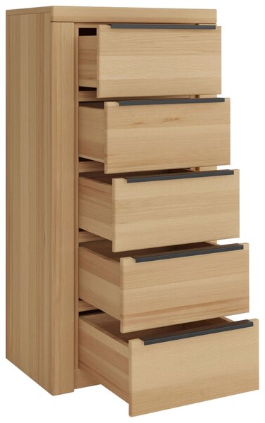KOMODA, buk, barvy buku, 60/141/40 cm Livetastic - Komody z masivu, Online Only