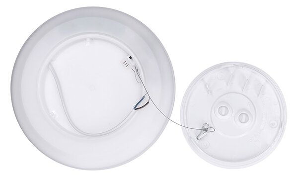 SOLIGHT LED osvětlení Acate IP54, 18W, 1620lm, 3CCT, 22cm, stříbrná