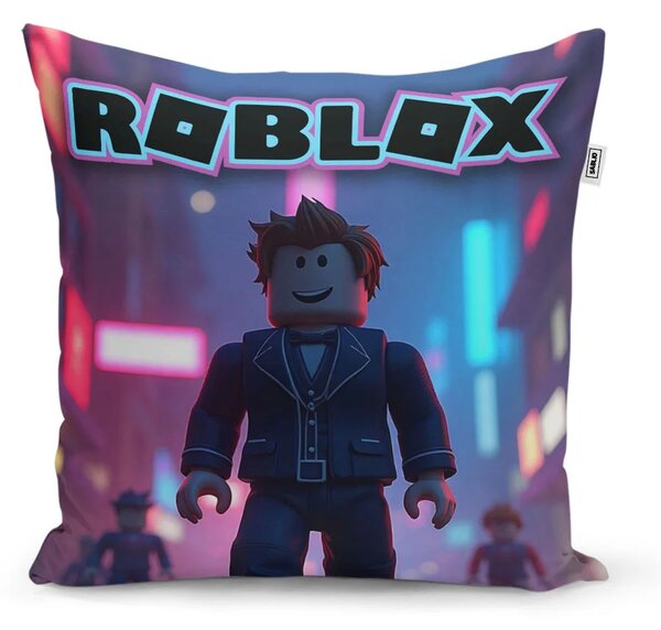 Sablio Polštář ROBLOX Neonové město - 50x50 cm