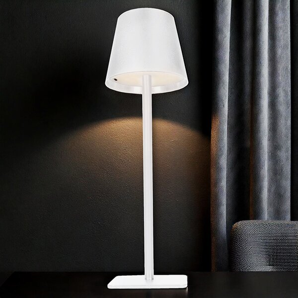 SOLIGHT LED nabíjecí lampička Lucca, 120lm, změna CCT, stmívání, bílá