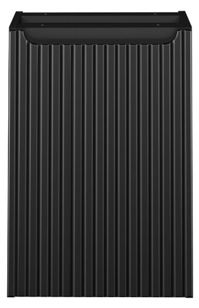 Závěsná skříňka do koupelny NOVA Black 81-40-1DK | s košem 40 cm