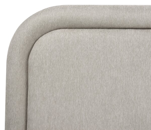 Postel Umělý len LAVARDENS 180 x 200 cm Taupe