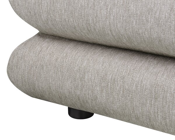 Postel Umělý len LAVARDENS 180 x 200 cm Taupe