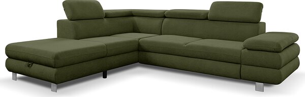 Sedací souprava CONTI NEW | 226x276 cm | LEVÁ | rozkládací + úložný prostor | VÝBĚR TKANIN